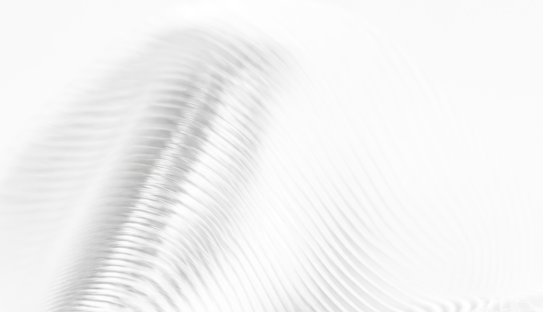 Abstract silver feather-like ripples